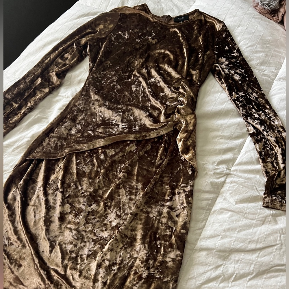 Mystic LA crushed velvet dress